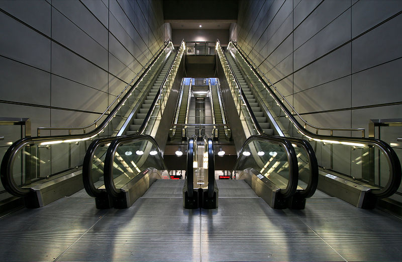 Copenhagen Metro escalators