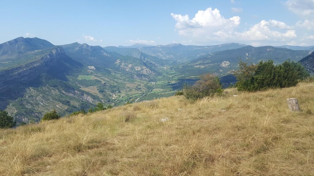 Valley surrounded by mountains